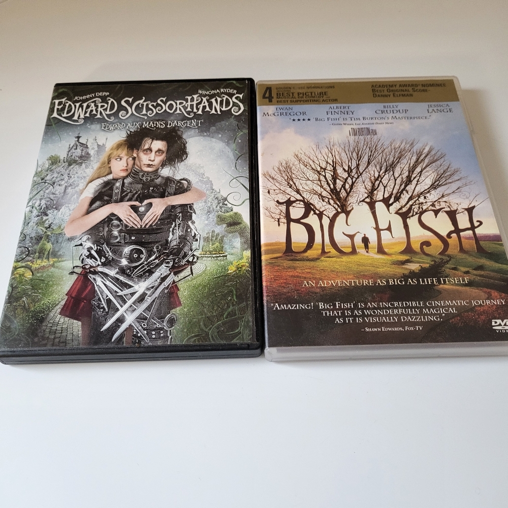 Tim Burton DVD Lot ~ Edward Scissorhands / Big Fish